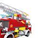 Конструктор Cogo Fire Пожежа 3619, машина, дерев'яний будиночок, блоковий, 411 дет., іграшка