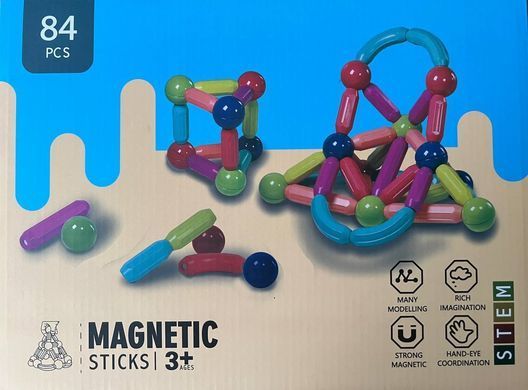 Дитячий магнітний конструктор BIG (84 деталі) FD145