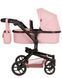 Коляска для ляльки 2 в 1 CARRELLO FORTUNA (з сумкою) 9695+BAG POWDER PINK