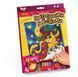 Раскраска глиттерными блестками DankoToys&nbsp;РГН-02-01 набор для детского творчества картина по номерам для детей
