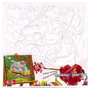 Креативна творчість Розпис на полотні Canvas Painting с.7 (31*31 см) Danko Toys PX-07-08