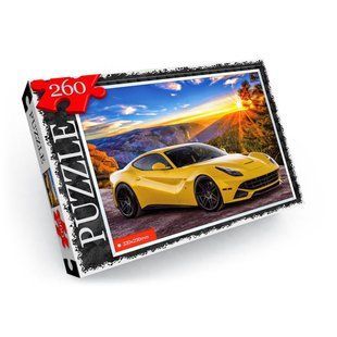 Класичний дитячий пазл "Спортивний автомобіль" 260 ел. с.12 Danko Toys C260-12-15