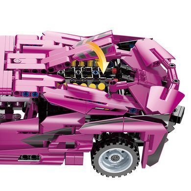 Конструктор Cogo Tech-Storm 5815 Lambo Cian, Ламборджині, механічний, 929 дет., іграшка