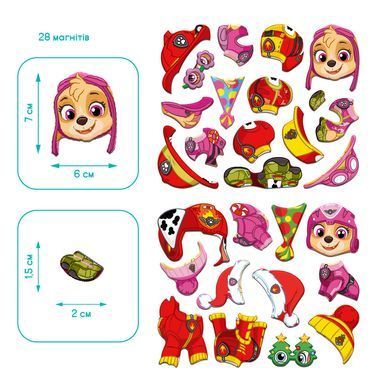 Магнітна гра одягалка Маршал і Скай (28 магнітів, планшет) Dodo 200699