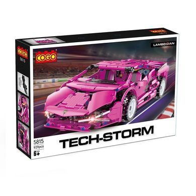 Конструктор Cogo Tech-Storm 5815 Lambo Cian, Ламборджині, механічний, 929 дет., іграшка