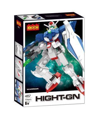 Конструктор Cogo Warrior HIGHT-GN Трансформер 4857, МехВоїн, блоковий, 596 дет., іграшка