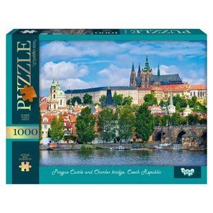 Класичні пазли 1000 елементів с.13 "Prague Castle and Charles bridge, Czech Republic" Danko Toys C1000-13-10