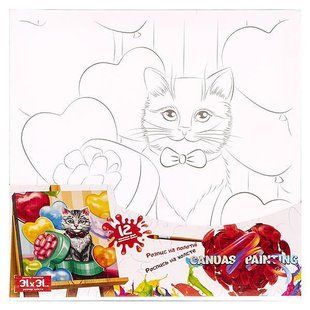 Креативна творчість Розпис на полотні Canvas Painting с.7 (31*31 см) Danko Toys PX-07-09