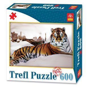 Класичний пазл TM Trefl Тигр в снігах (600 деталей) 89007