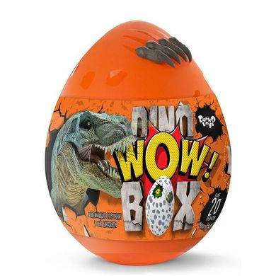 Яйцо сюрприз Dino WOW Box Danko Toys DWB-01-01 Детский набор для творческого творчества детей 25 предметов