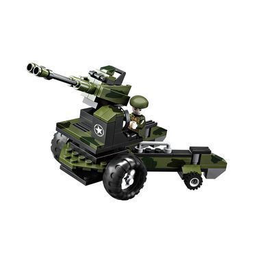 Конструктор Cogo Military Військова техніка 3019, армія, 90-116 деталей, фігурки, блоковий, сумісний