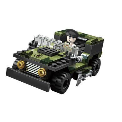 Конструктор Cogo Military Військова техніка 3019, армія, 90-116 деталей, фігурки, блоковий, сумісний