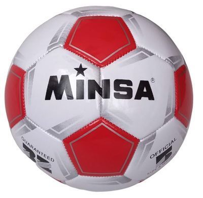 М'яч футбольний Minsa 340 г, розмір 5 (PVC) 9035