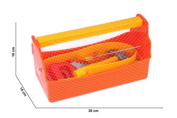 Набір інструментів ТехноК 9017 ящик іграшка дитяча пластикова для дітей 8 інструментів