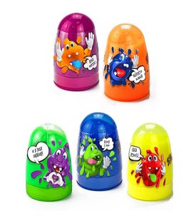 В'язка маса Crazy Slime SLM-06-01U, Danko Toys, слайм, антистрес, лизун, в колбі, з трубочкою, дитяча іграшка