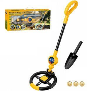Игрушка металлоискатель (набор, 3 металлические монетки, лопатка) SD 504