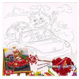 Креативна творчість Розпис на полотні Canvas Painting с.7 (31*31 см) Danko Toys PX-07-10