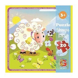 Пазл Ферма. Вівці G-Toys (20 дет., постер) LA06