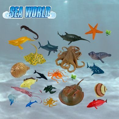 Набор животных Морские обитатели (21 эл.) Sea World 559-231 A