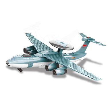 Детский конструктор Самолет KJ-2000 Wange Toys 5005, 285 дет. пластиковый блочный