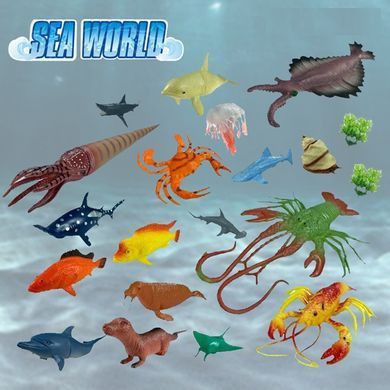 Набор животных Морские обитатели (21 эл.) Sea World 559-231 A