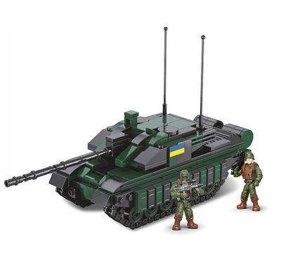 Конструктор Военная техника ВСУ (407 дет, танк Challenger 2) KB 1144