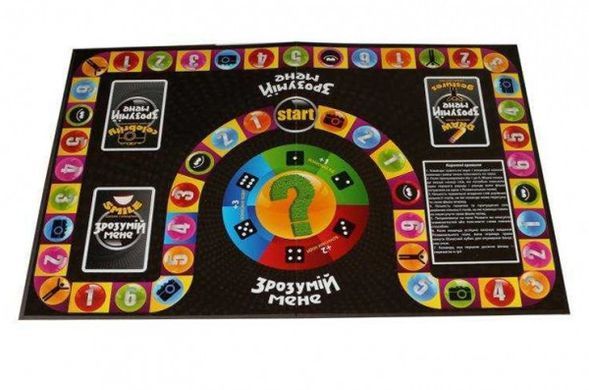 Настольная большая игра Пойми меня New (укр) Danko Toys DTG18U детская развивающая для детей и взрослых