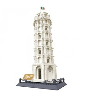 3д Конструктор Архитектура Пизанская Башня Tower of Pisa Wange 5214