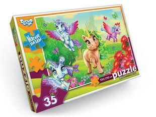 М'які пазли "Єдиноріжки" 35 елементів с.10 Danko Toys S35-10-06