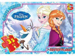 Пазл Frouzen/Льодяне Сердце + постер G-Toys (35 дет.) FR050