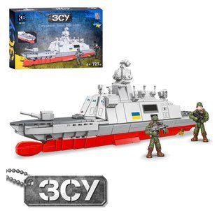 Конструктор Военная техника ВСУ (727 дет, корабль Гетьман Иван Мазепа) KB 1149
