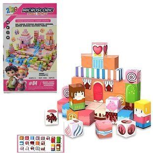 Дитячий магнітний конструктор Candy Microscopic Small World (54 елементи) RDF 1006