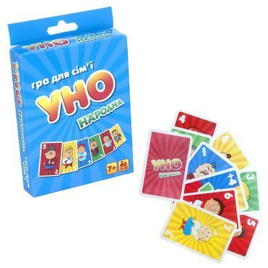 Настольная игра для всей семьи УНО народная (УКР) Strateg 7014