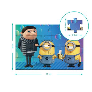 Магнітні пазли Dodo Minions Дитинство Грю (16 ел.) 200351