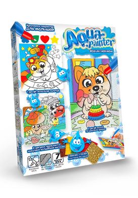 Набір креативної творчості Aqua Painter AQP-01-01U Danko Toys (укр) водне розмальовка чарівний пензлик наклейка для дітей