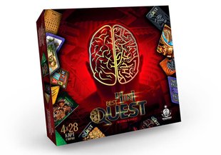 Настільна гра Best Quest 4in1 (укр) Danko Toys BQ-02-01U картки таблиця розвиваючі квести для дітей і дорослих