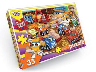 М'які пазли "Будівельна техніка" 35 елементів с.10 Danko Toys S35-10-07