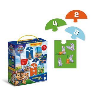 Навчальна гра Paw Patrol "Лічба від 1 до 10" (10 двосторонніх пазлів) Dodo 200621
