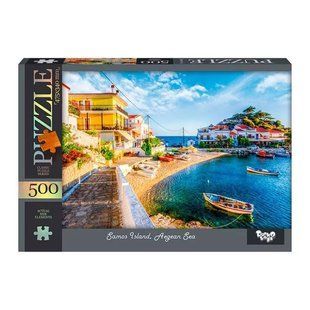 Класичний пазл 500 ел. с.14 "Samos Island, Aegean Sea" Danko Toys С500-14-03