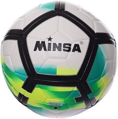 М'яч футбольний Minsa 380 г, розмір 5 (TPU) 9110