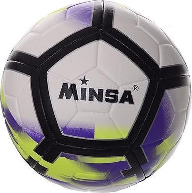 М'яч футбольний Minsa 380 г, розмір 5 (TPU) 9110