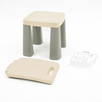 Дитячий стільчик-табурет Doloni Toys 04690/11 (сіро-бежевий)
