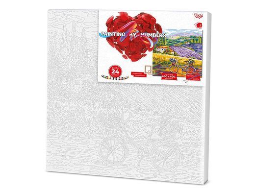 Картина за номерами PAINTING BY NUMBERS економ с.2 (40*40 см) Danko Toys KpNe-40х40-02-02