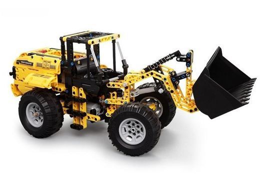 Конструктор на радіокеруванні Трактор-навантажувач CaDa Wheel loader C51058W дитячий 491 деталь пульт КаДа