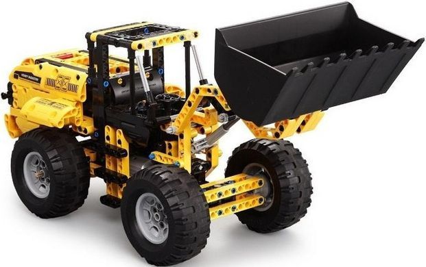 Конструктор на радіокеруванні Трактор-навантажувач CaDa Wheel loader C51058W дитячий 491 деталь пульт КаДа