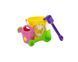 Пісочний набір №1 Doloni Toys 013555/1, відро, лопатка, граблі, лійка, іграшка Долоні, для ігор з піском