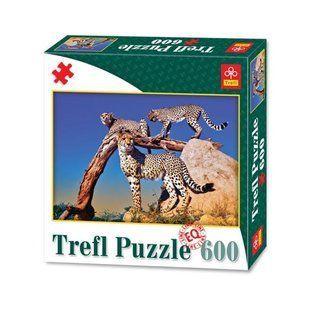 Класичний пазл TM Trefl Дикі леопарди (600 деталей) 89001