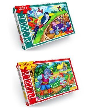 Пазли C260-12-01&hellip;16, Danko Toys, на 260 елементів, класичні, великі, для дітей, дорослих, розвиваюча гра