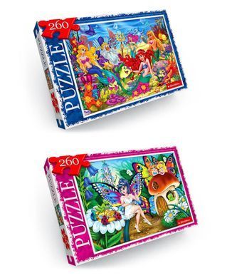 Пазли C260-12-01&hellip;16, Danko Toys, на 260 елементів, класичні, великі, для дітей, дорослих, розвиваюча гра