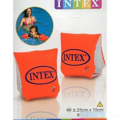 Дитячі нарукавники для плавання Intex 58642 для дітей віком 2 років 23*15 см 2 камери захист Інтекс
